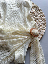 Load image into Gallery viewer, Drama Queen Mesh Bikini Set with Sarong | One Piece Swimsuit | Beach Cover up | Mesh Bikini