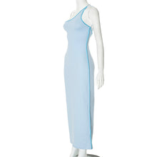 Load image into Gallery viewer, Slaycation One-Shoulder Bodycon Maxi Dress with Sheath fit | Maxi Sundress | Backless Maxi Dress