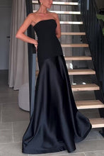 Load image into Gallery viewer, Tube Dress, Strapless Tube Maxi Dress, long maxi cocktail dress, black cocktail dress, gorgeous maxi gown, party dresses, party dresses for women, cocktail dresses for wedding, cocktail attire women, long pleated maxi dress, long bodycon maxi dress, fit and flare dress, summer cocktail dresses, wedding party dresses, cocktail dresses for wedding guest, sexy cocktail dress, long cocktail dresses, sexy party dresses.
