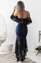 Load image into Gallery viewer, crochet two piece skirt set, crop top and skirt set, lace dress, two piece dress, two piece skirt set, two piece crochet set, two piece maxi dress, matching sets women, tiered ruffle dress, co ord skirt set, co ord sets, white lace dress, co ords, lace wedding dress, lace midi dress, 2 piece skirt set, lace cocktail dress, skirt set, wedding guest dress, wedding guest outfits, prom & dance dress.