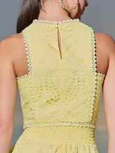 Load image into Gallery viewer, womens two piece set, crop top and skirt set, Two Piece skirt set, eyelet dress, Two piece Maxi Dress, skirt set, two piece sets women, lace dress, Coord Sets, Maxi Skirt outfit set, two piece dress, skirt coord set,  elegant crop top and skirt set for women, blue lace co-ord set for birthday or resort look, matching top and long skirt set for women.