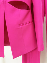 Load image into Gallery viewer, Fancy PantSuit, womens pantsuit, Dressy Pantsuit, Women Formal wear, Two piece sets women, co ord sets, women's blazer, Modern Blazer, womens pant suit, Blazer jacket, Formal Pant suits for women, 2 piece suit for women, Pantsuit Party wear, Coats and Jackets, wedding pantsuit, two piece pant set.