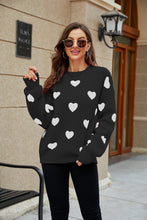 Load image into Gallery viewer, Womens winter jumpers, scoop neck sweater top, womens wool jumper, sweater tops for leggings, sweater pullover, women oversized pullover, women pullover sweater, chunky cardigan, wool knitwear, holiday sweaters womens, ladies wool jumpers, women knitted sweater, womens wool coats & jackets, white sweater top, black and white sweater, black and white jumper.