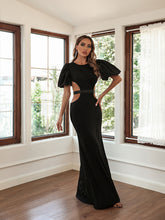 Load image into Gallery viewer, Black Party Dress, Waist Cut Bodycon Dress, Long Backless Party Dress, Women's Cocktail & Party Dresses, plus size cocktail & party dresses, cute xmas outfits, cute new years eve dresses, Party Dresses for Women, bandage bodycon dress, prom & dance dresses, prom girls, bridal & formal, nye cocktail dresses, black party wear dress for women, plus size formal dresses & gowns, plus size prom & dance dresses.