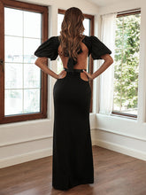 Load image into Gallery viewer, Black Party Dress, Waist Cut Bodycon Dress, Long Backless Party Dress, Women's Cocktail & Party Dresses, plus size cocktail & party dresses, cute xmas outfits, cute new years eve dresses, Party Dresses for Women, bandage bodycon dress, prom & dance dresses, prom girls, bridal & formal, nye cocktail dresses, black party wear dress for women, plus size formal dresses & gowns, plus size prom & dance dresses.