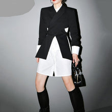 Load image into Gallery viewer, Women Long Jacket, Split Jacket
