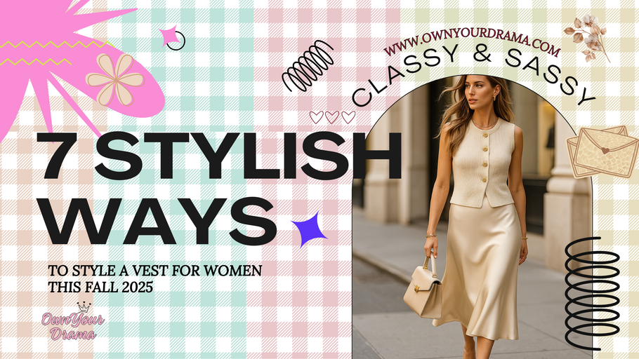 7 Stylish Ways to Style a Vest for Women This Fall 2025