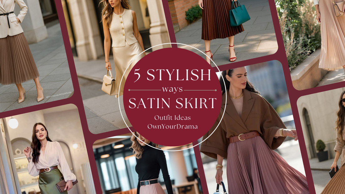 5 Stylish Ways to Style a Satin Skirt for Women This Fall 2025