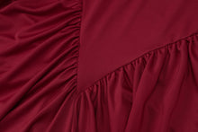 Load image into Gallery viewer, Alena High-Neck Bodycon Ruched Hourglass Maxi Dress | Maxi Gown with Slit | Elegant evening party cocktail dress