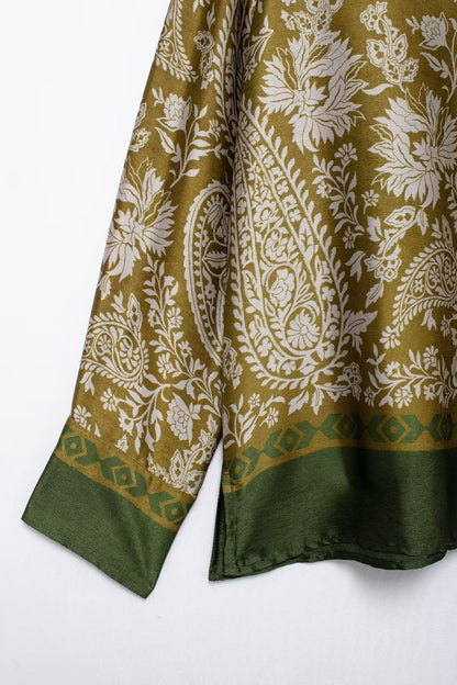 Birkin Paisley Print Two Piece Trouser Set | Floral Print Shirt Pants Matching Set