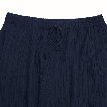 Amara Elegant Peplum Wide Leg Pants Set Women - Quiet Luxury Strapless Matching Set