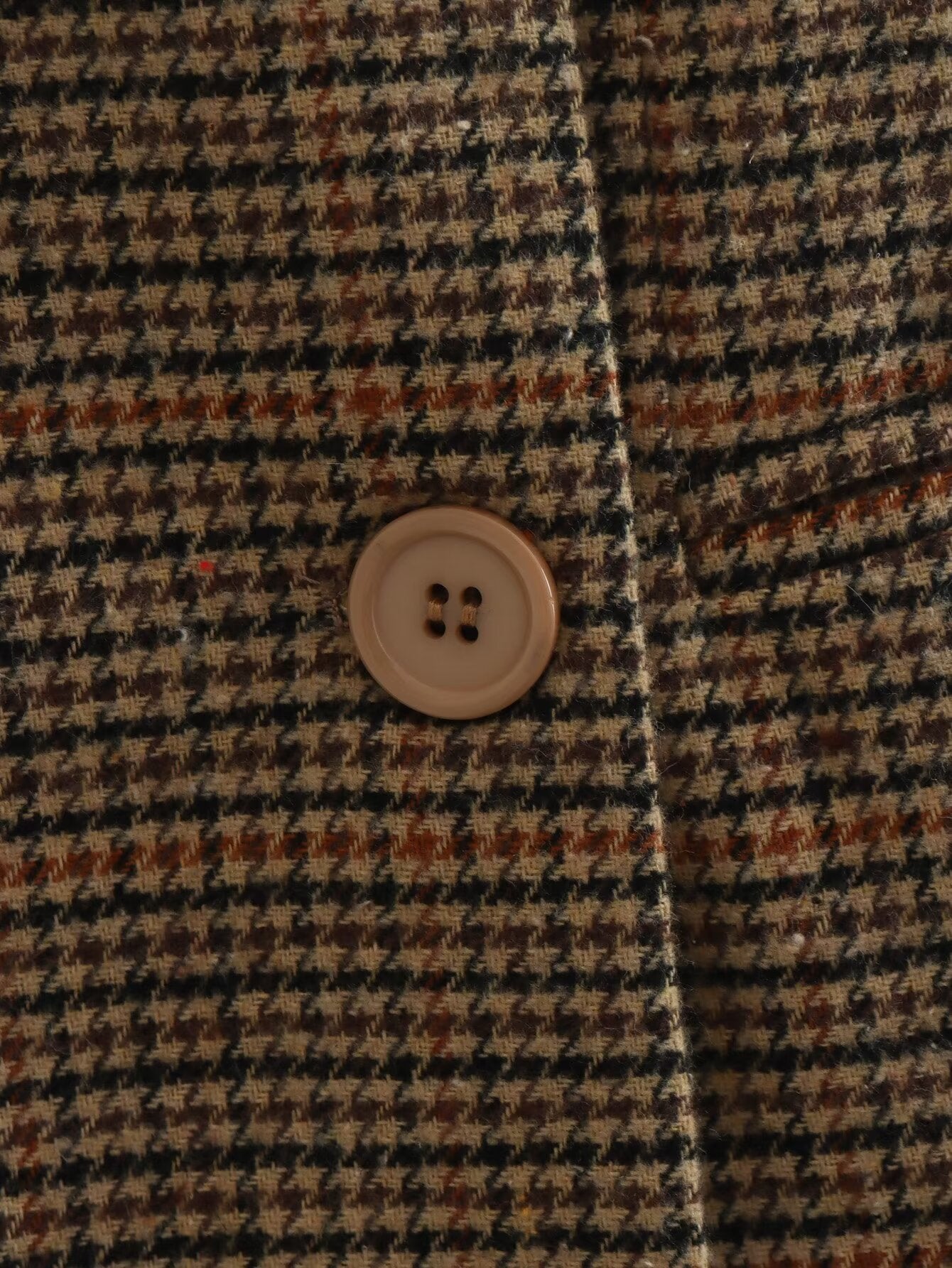 Brittany Camel Plaid Blazer Mini Dress for Women | Double-Breasted Houndstooth Blazer Dress| Classy Fall Outfit Blazer