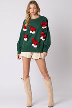 Load image into Gallery viewer, Autumn Winter Christmas Bow Decoration Top Casual Long Sleeve Pullover Hoodie
