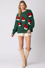Load image into Gallery viewer, Autumn Winter Christmas Bow Decoration Top Casual Long Sleeve Pullover Hoodie