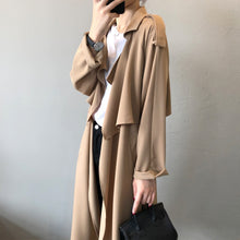 Load image into Gallery viewer, Autumn New Fashion Elegant Long Trench Coat For Women Retro British Baggy Coat Women