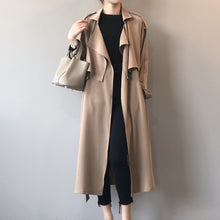 Load image into Gallery viewer, Autumn New Fashion Elegant Long Trench Coat For Women Retro British Baggy Coat Women