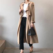 Load image into Gallery viewer, Autumn New Fashion Elegant Long Trench Coat For Women Retro British Baggy Coat Women