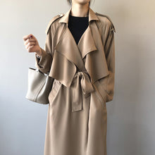 Load image into Gallery viewer, Autumn New Fashion Elegant Long Trench Coat For Women Retro British Baggy Coat Women