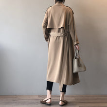 Load image into Gallery viewer, Autumn New Fashion Elegant Long Trench Coat For Women Retro British Baggy Coat Women