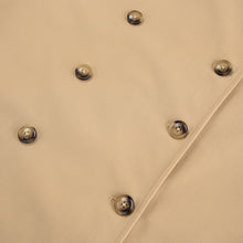 Load image into Gallery viewer, Classic Beige Double-Breasted Trench Coat for Women | Longline Coat | Quiet Luxury Fall Layering Coat