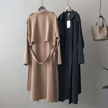 Load image into Gallery viewer, Autumn New Fashion Elegant Long Trench Coat For Women Retro British Baggy Coat Women