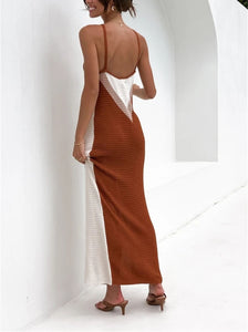 Halterneck maxi dress, Cute Summer Outfits, Long summer dress, Long maxi dress, Bohemian maxi dress, backless halterneck maxi dress, beach cover up, beach dresses for women, summer maxi dress, cute summer dresses, long summer dresses, summer beach dresses, spring outfits, prom dresses, dress to impress, sexy summer dresses, boho summer dresses, resort dresses.