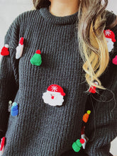 Load image into Gallery viewer, womens ugly christmas crew neck sweater, chunky knit cardigan, womens jumper red, xmas life ugly sweater, ugly sweater day, forever 21 ugly christmas sweater, ladies knitted jumper