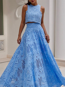 womens two piece set, crop top and skirt set, Two Piece skirt set, eyelet dress, Two piece Maxi Dress, skirt set, two piece sets women, lace dress, Coord Sets, Maxi Skirt outfit set, matching set women, long maxi skirt, summer two piece outfits for women, Elegant two-piece dress set, Stylish summer co-ord set.