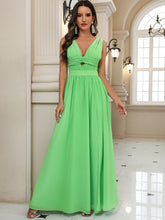 Load image into Gallery viewer, Summer Women Clothing V Neck Tube Top Backless Maxi Dress Sexy Elegant High Slit Dress