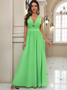 Summer Women Clothing V Neck Tube Top Backless Maxi Dress Sexy Elegant High Slit Dress