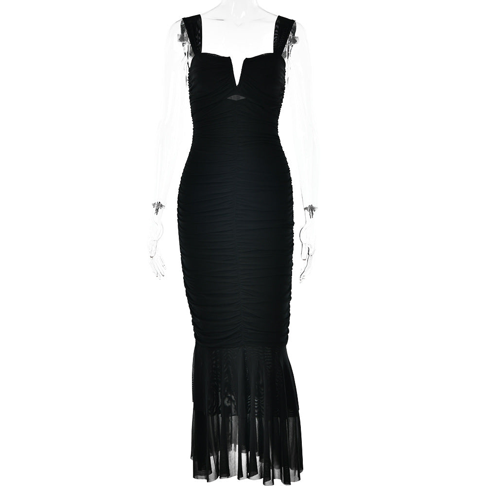 black ruffle maxi dress, bandage dress, bodycon maxi dress, ruched bodycon dress, ruffle ruched bodycon dress, bandage bodycon dress, cocktail dresses, sexy black dress, birthday party dresses.