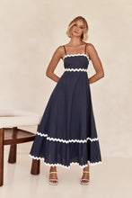 Load image into Gallery viewer, summer maxi dress, swing dress, ruffle maxi dress, lace dress, lace maxi dress, boho maxi dress, black maxi dress, ruffle lace dress, tube top maxi dress. ruffle lace maxi dress, long dresses, long maxi dress, petite maxi dress swing maxi dress, solid color dress, casual cute dress