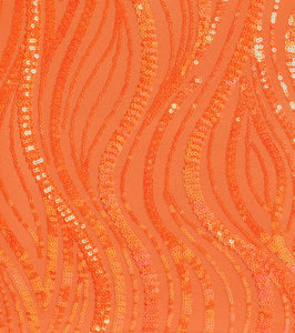 Dress Spring Summer Sexy Sequin Sling Orange Sheath Short Evening Dress Women Clothing