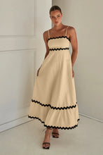 Load image into Gallery viewer, A line Dress, A line maxi dress, summer maxi dress, swing dress, ruffle maxi dress, lace dress, lace maxi dress, boho maxi dress, black maxi dress, ruffle lace maxi dress,long dresses, long maxi dress, petite maxi dress swing maxi dress, solid color dress, casual cute dress, beach dress, low back dress, square neck bold dress, long dresses, maxi dresses for women, clubbing dresses.