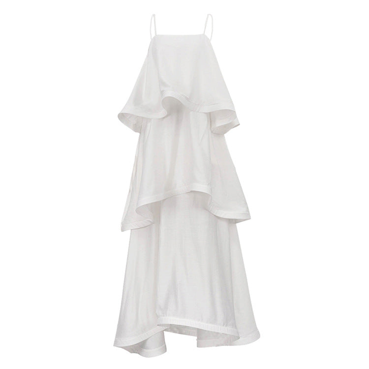 Angelic Chaos White Tiered Maxi Dress | Ruffle Tiered Cami Maxi