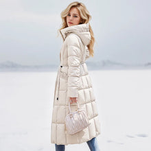 Load image into Gallery viewer, Snow Diva Luxe Long Puffer Coat | Quilted Coat | Puffer Jacket Women | Womens Parka Coat