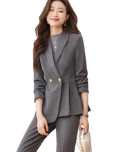 Load image into Gallery viewer, Fancy Pantsuit, Dressy Pantsuit, Women Formal wear, womens pant suit, womens formal pant suits, ladies trouser suit, womens formal wear, womens office wear, Trouser Suit, women outerwear, suit jacket, co ord sets, trouser pant suit, hot blazer,Women&#39;s Blazer, modern blazer, Womens Winter coats &amp; jackets, wedding pantsuits, womens pantsuit, Blazer Jacket, Co ord sets, Two piece outfit set, 2 piece suit for women, Pantsuit Party wear, Coats and Jackets, Two piece sets women, two piece pants set.