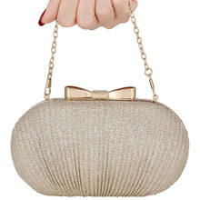 Load image into Gallery viewer, Evening Clutch, Party Clutch Purse, Party Sling bag, Evening Bags, Clutch bag for weddings, gold clutches, Gold Clutch Bag, rose gold clutch, Hand clutch, Designer evening bags, prom purse, evening clutch bag, evening clutches for weddings, clutch bags for weddings, gold clutch purse, gold evening bag, evening purses, party purse, party clutch bag, silver clutch.