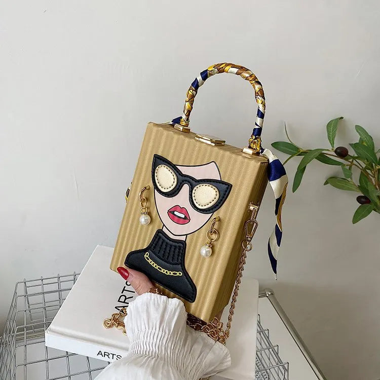 CrossBody Clutch Box Bag, crossbody purse for women, Shoulder party Purse, Shoulder clutch for women, crossbody purse for everyday, party clutch box, shoulder party clutch, crossbody purse for evening, crossbody purse for women, shoulder party clutch with chain, quirky bags, clutch box bag, clutch box with chain, yellow gold clutch box.