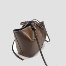 Load image into Gallery viewer, Solenne Belted Work Tote for women | Luxury Tote Bag | Structured Tote - Classy Capsule “Old Money” Fall Outfit 2025