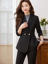 Load image into Gallery viewer, Fancy Pantsuit, Dressy Pantsuit, Women Formal wear, womens pant suit, womens formal pant suits, ladies trouser suit, womens formal wear, womens office wear, Trouser Suit, women outerwear, suit jacket, co ord sets, trouser pant suit, hot blazer,Women&#39;s Blazer, modern blazer, Womens Winter coats &amp; jackets, wedding pantsuits, womens pantsuit, Blazer Jacket