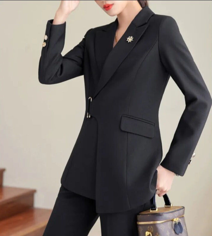 Fancy PantSuit, Women Formal wear,  Modern Blazer, womens pant suit, blazer jacket, Formal Pant suits for women, 2 piece suit for women, Pantsuit Party wear, 2 piece pants set, Dressy pantsuits, Pantsuit Party wear, Coats and jackets, pantsuit for wedding, black pantsuit.
