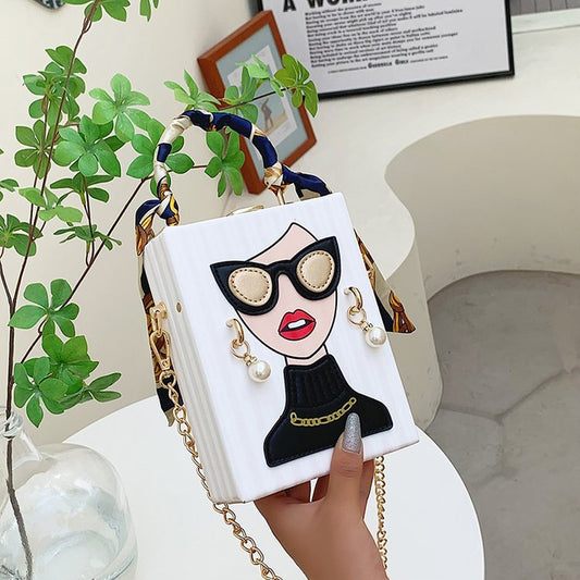 CrossBody Clutch Box Bag, crossbody purse for women, Shoulder party Purse, Shoulder clutch for women, crossbody purse for everyday, party clutch box, shoulder party clutch, crossbody purse for evening, crossbody purse for women, shoulder party clutch with chain, quirky bags, clutch box bag, clutch box with chain.