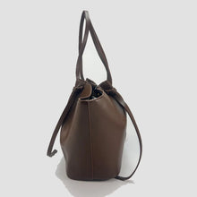 Load image into Gallery viewer, Solenne Belted Work Tote for women | Luxury Tote Bag | Structured Tote - Classy Capsule “Old Money” Fall Outfit 2025