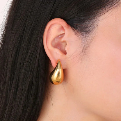 Bossy Diva Heart Drop Earrings | Huggie Hoop Earrings | Fancy Jewelry| Gold Heart Earrings| Quirky Jewelry