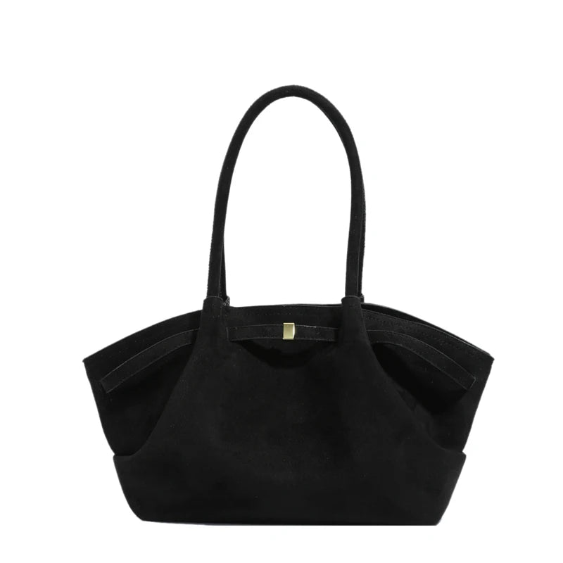 Heirloom Faux Suede Tote Bag | Shoulder Bag