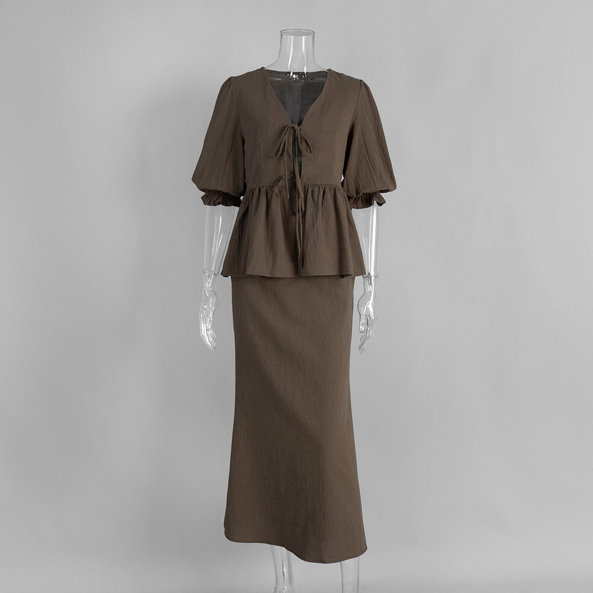 Amalfi Two Piece Skirt Set Women - Elegant Cotton Co-Ord Set