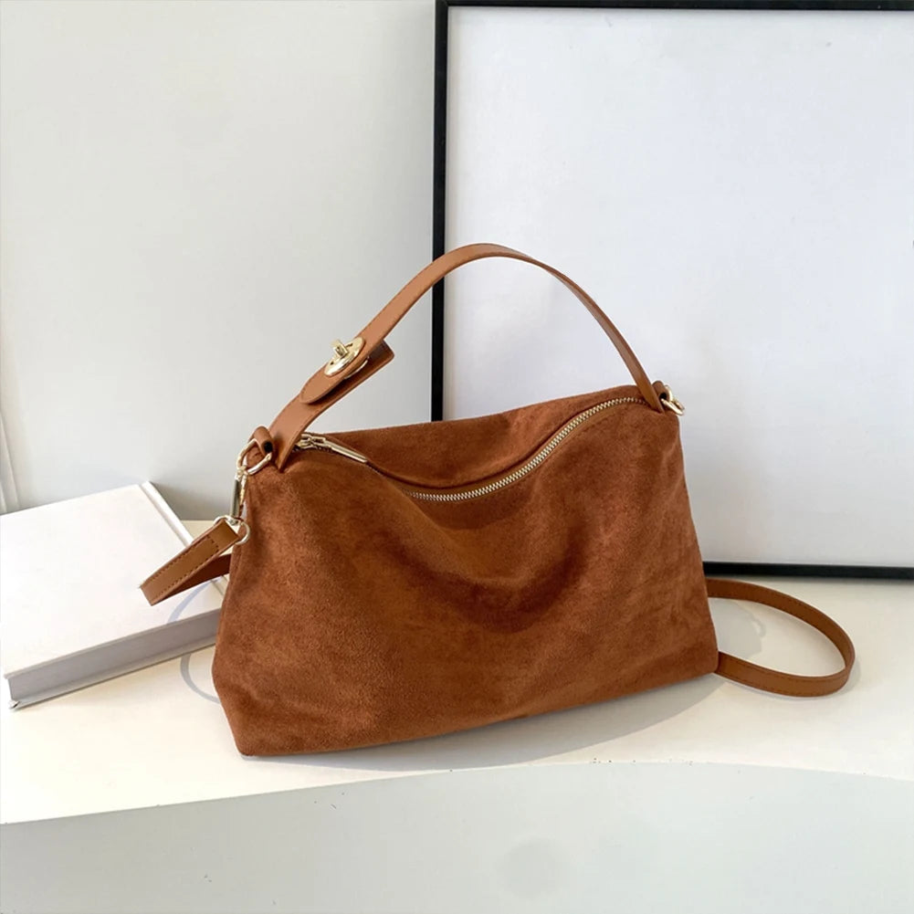 brown everyday casual tote bag minimalist