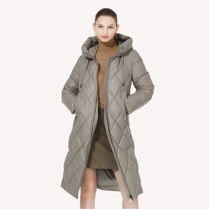 Quilted Long Puffer Parka Jacket, womens parka, quilted parka coat, parka coat, quilted coat, puffer jacket womens, parka down jacket, long puffer jacket, winter jacket women