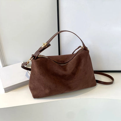 coffee brown color medium tote bag